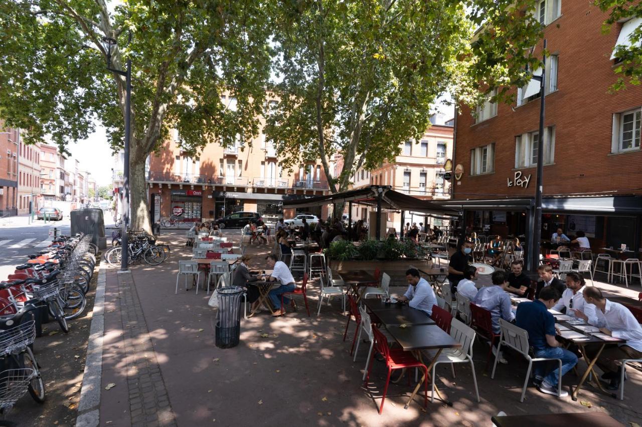 Ferienwohnung Le Chine - Patio Convivial - Parking - Centre Toulouse Exterior foto